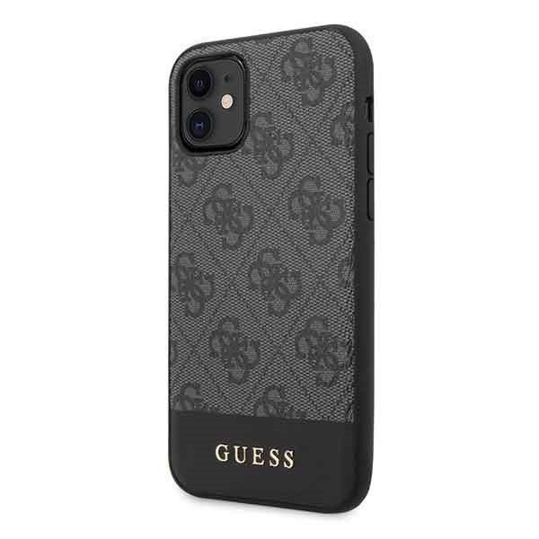 Guess GUHCN61G4GLGR iPhone 11 6,1" / Xr szary hard case
